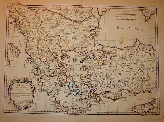 Janvier Jean Robert Turquie d'Europe et partie de celle d'Asie... 1762 Parigi 